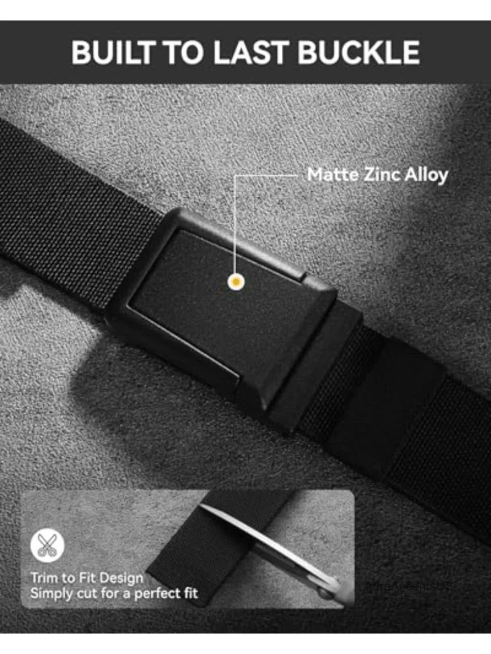 Tactical Belt Men - Stretch Nylon Quick Release Flip Buckle Duty Belt